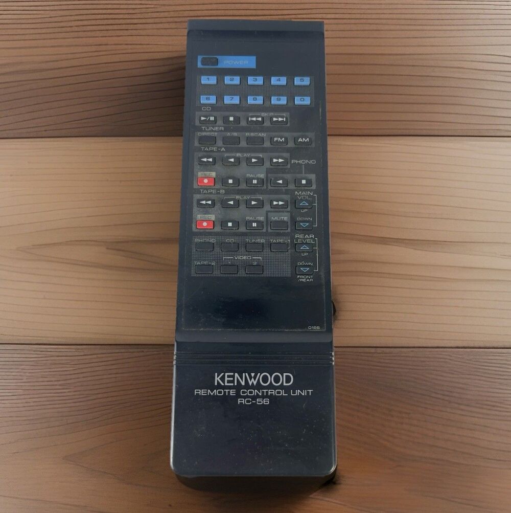 Kenwood RC-56 Remote Control Unit - Vintage OEM Audio/Video Hi-Fi Controller
